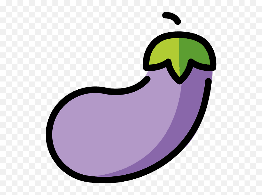 Eggplant Emoji Clipart - Emoji Eggplant Png,Eggplant Emoji Png