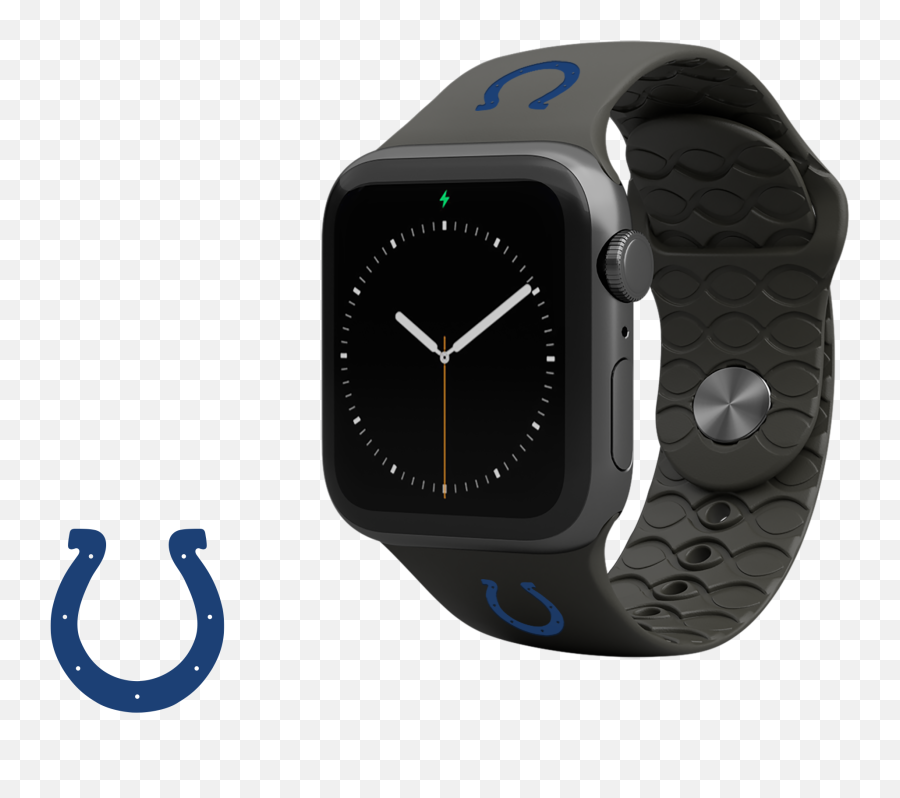 Apple Watch Band Nfl Indianapolis Colts Black - Apple 44mm Watch Band Png,Indianapolis Colts Logo Png