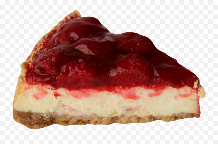 Download Strawberry Cheesecake Slice - Kuchen Png,Cheesecake Png