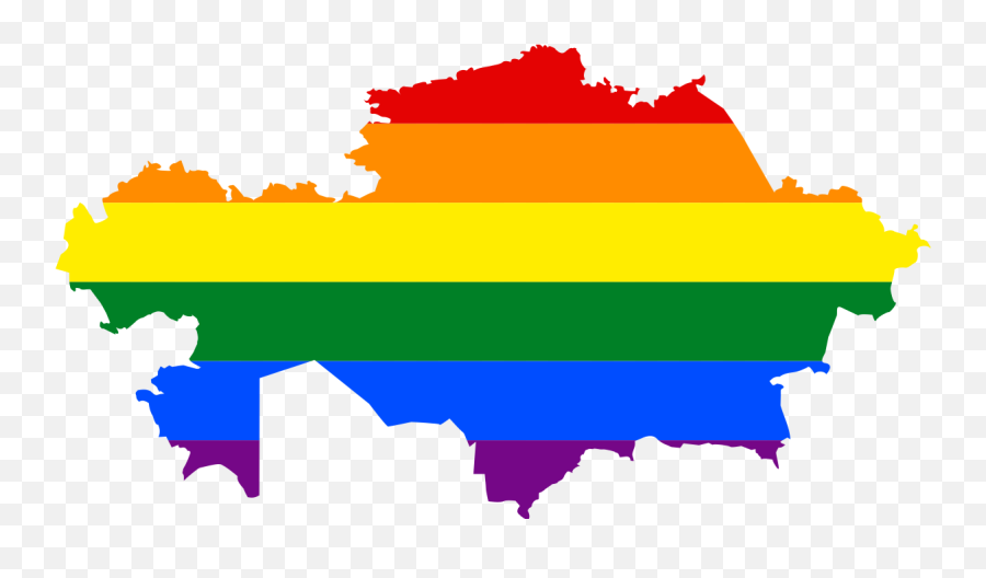 Lgbt Transparent Gambar Clipart - Ethnic Map Of Kazakhstan Png,Lgbt Transparent