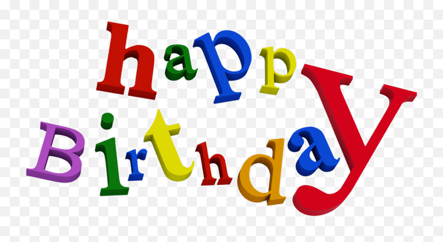Words Birthday Transparent Png - Png Happy Birthday Png,Happy Birthday Logo