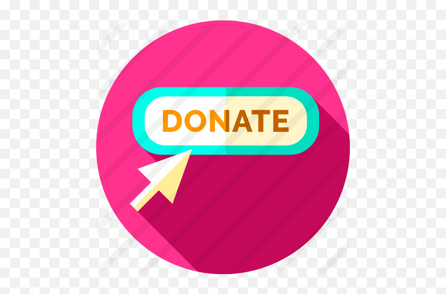 Donate - Flat Icon For Donation Png,Donation Button Png