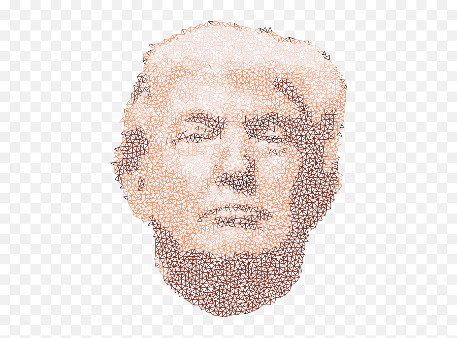Poly Trump Head Wireframe No Background - Donald Trump Cartoon Face Png,Trump Head Transparent Background