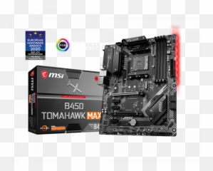 B450 Tomahawk Max - Msi B450 Tomahawk Max Details Png,Motherboard Png