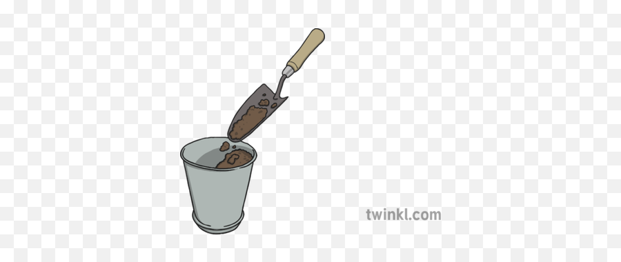 Filling Pot With Soil Illustration - Imagenes En Blanco Y Negro De Puma Png,Soil Png