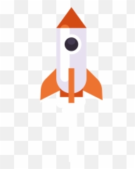 Rocket Launch Clipart - Vertical png