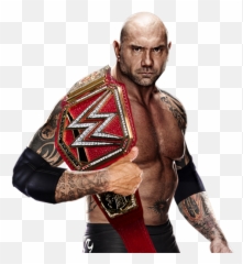 Batista Wwe Championship Transparent - Png