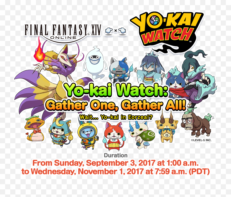 Gather One All - Ffxiv Yo Kai Watch Png,Yokai Watch Logo