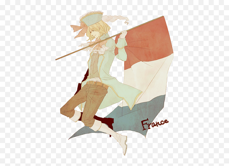 France Hetalia French Flag Transparent - Anime French Flag Png,Hetalia Transparent