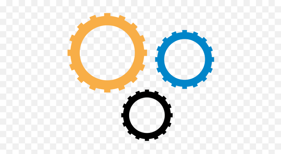 Cogwheels Flat Icon - Flat Gear Icon Png,Gear Icon Transparent