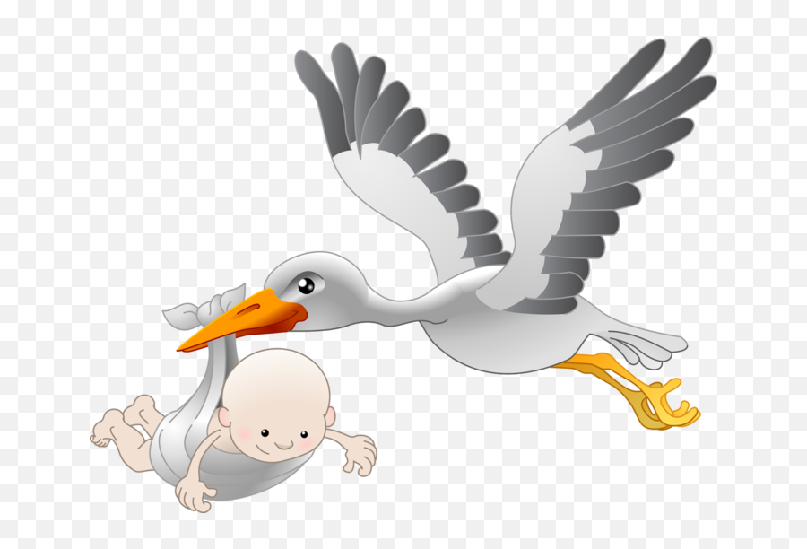 Clipart Baby Transparent Background - Bird Flying With Baby Png,Baby Transparent Background