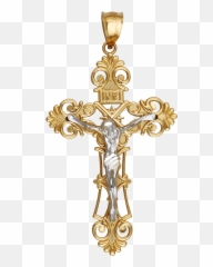 High Quality Download Crucifix Png Transparent Background - Gold Crucifix Png,Crucifix Png