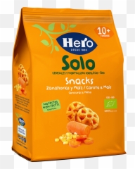 Snacks De Zanahoria Y Maíz Ecológicos Hero Baby - Product Label Png,Zanahoria Png