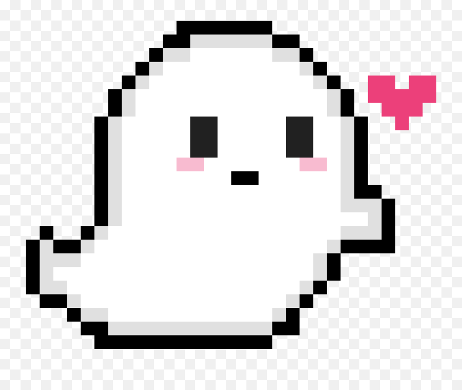 Download Png Cute Ghost - Cute Ghost Pixel Art,Kawaii Pixel Png