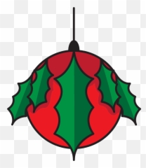 Poinsettia Decoration For Christmas - Language Png,Poinsettia Icon Png
