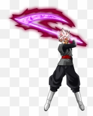Goku Feliz - Black Rose Scythe png