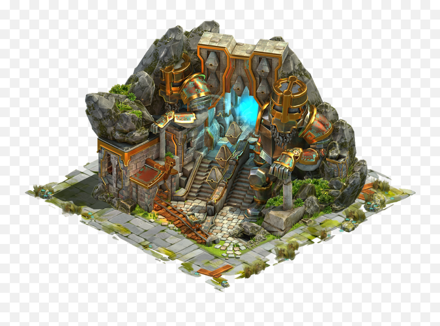 Dwarven Portal - Elvenar Wiki En Dwarven Style Building Png,Dwarf City Map Icon