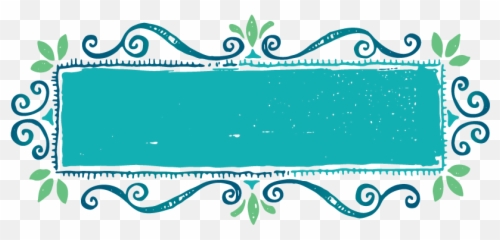 Retro Frame Png - Blue Vintage Frame Png 1450282 Vippng