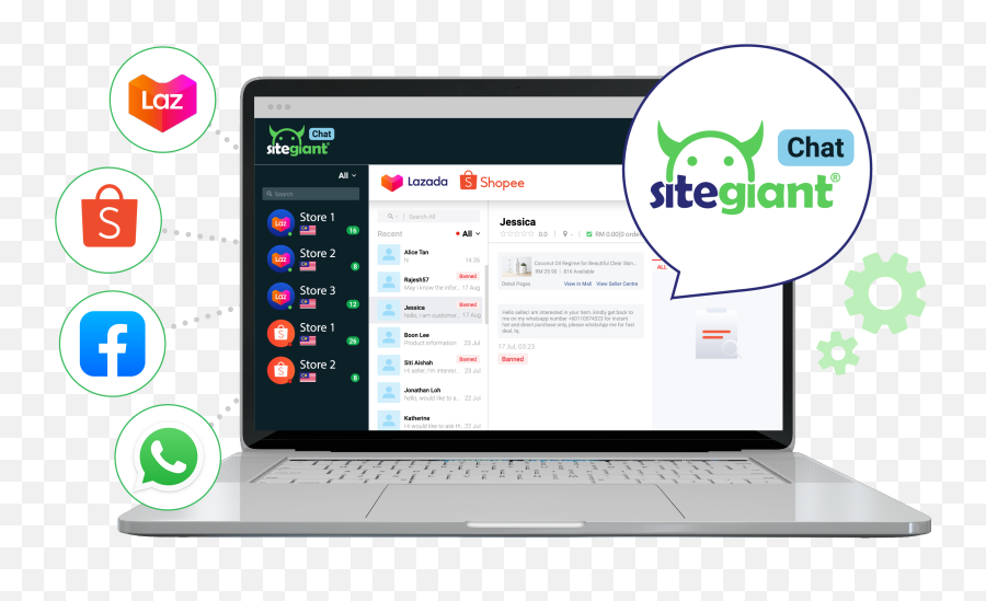 Sitegiant Chat - Home Sitegiant Png,Facebook Messenger Home Icon