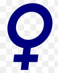 Dark Blue Scooter Png Svg Clip Art For Web - Download Female Gender Symbol