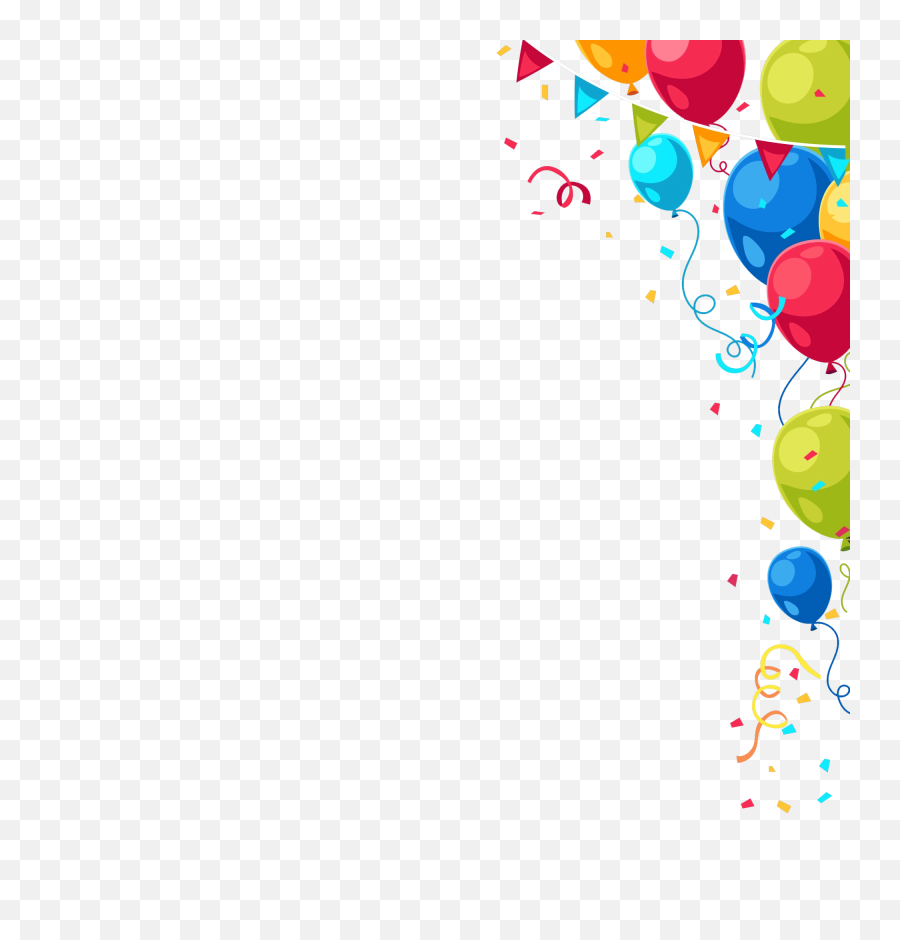 Download Balloon Happy Birthday Png - Happy Birthday Design Png,Happy Birthday Png Transparent
