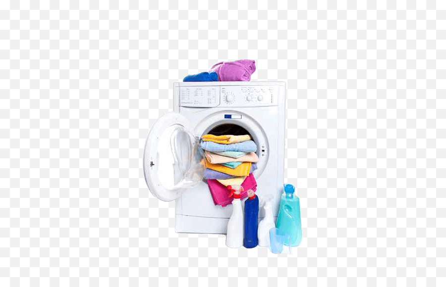 Pile Of Clothes Png Freeuse Library - Washing Machine With Cloth,Washing Machine Png