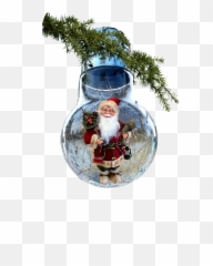 Christmas Bulb Pere Noel - Day png