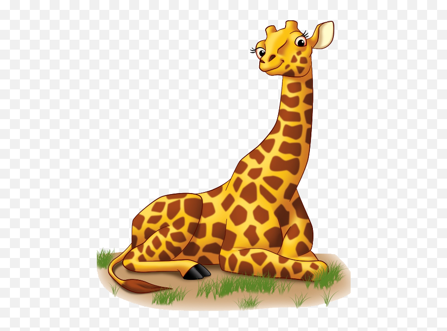 Giraffe Png Cartoon 4 Image - Cute Cute Baby Giraffe Clipart,Giraffe Transparent Background