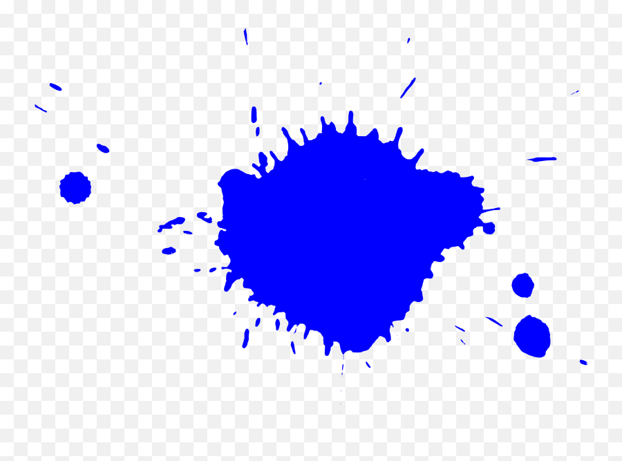 10 Blue Paint Splatters Png Transparent Onlygfxcom - Transparent Background Blue Paint Splash Png,Blue Splash Png