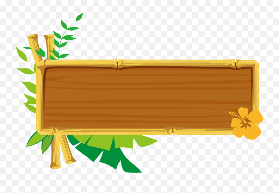 Clipcookdiarynet - Bamboo Clipart Hawaii Background 2 Png,Bamboo Transparent Background