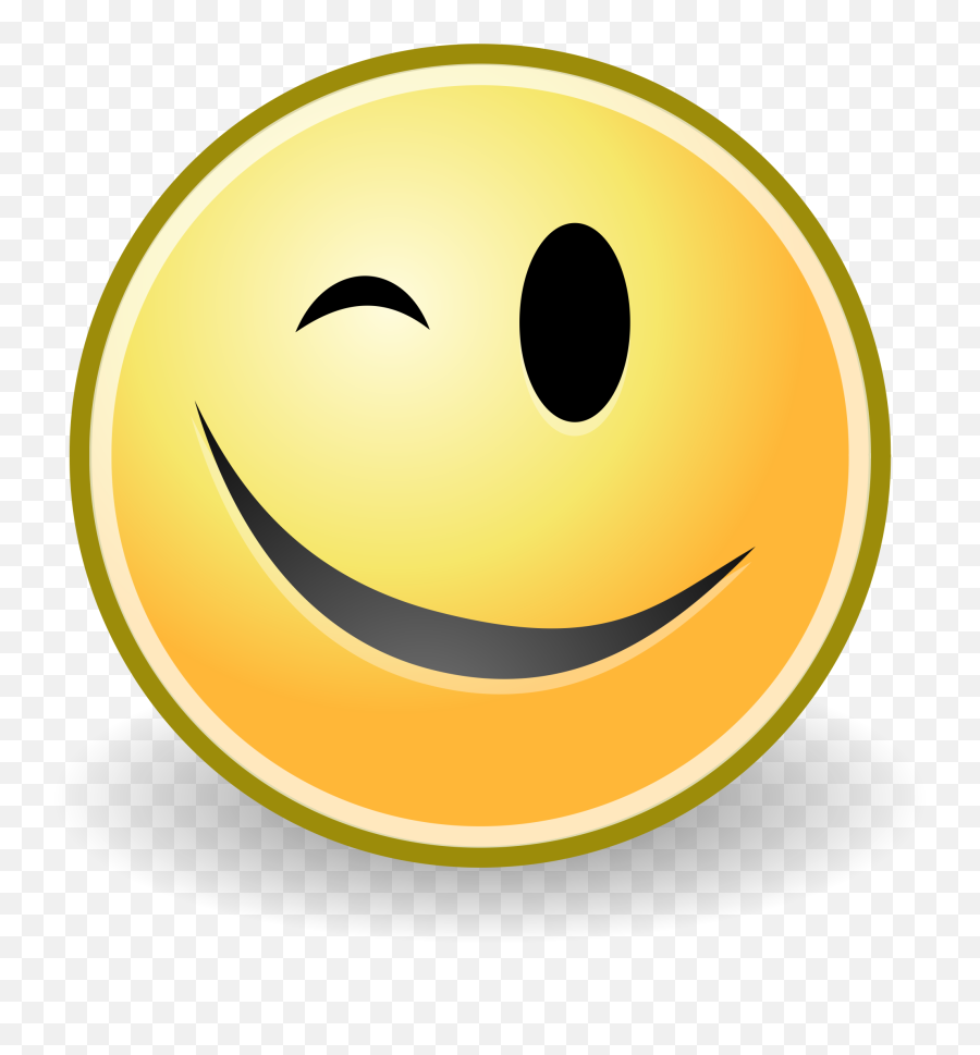 Face - Wink And A Smile Png,Wink Png