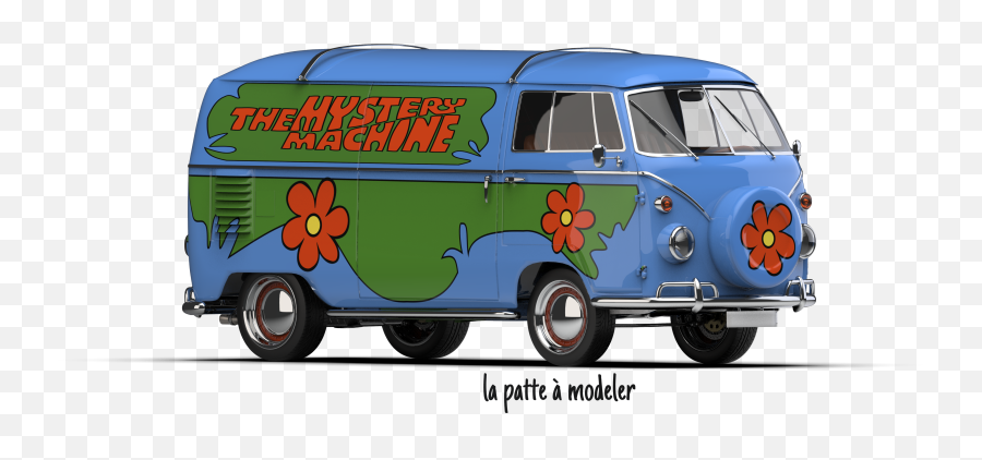 Volkswagen Combi The Mystery Machineu0027 Photographic Print By - Volkswagen Type 2 Png,Mystery Machine Png