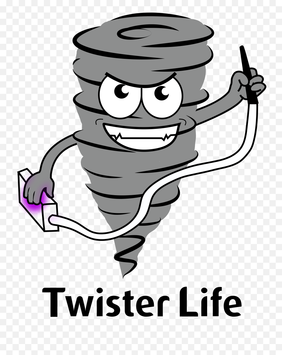 Logo And Illustrations Done For Twister Life Brand - Cartoon Cartoon Png,Twister Png