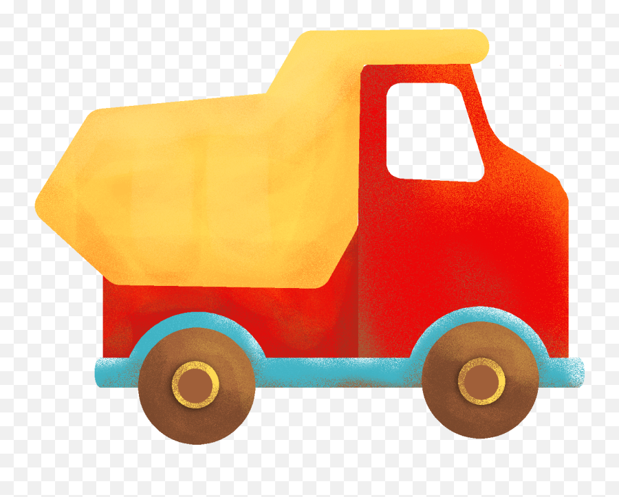 Clipart Cat Dump Truck Transparent - Carrito De Juguete Animado Png,Dump Truck Png