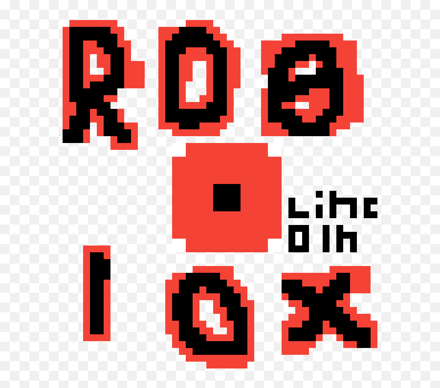 Pixilart - roblox logo by nik-mu-nut