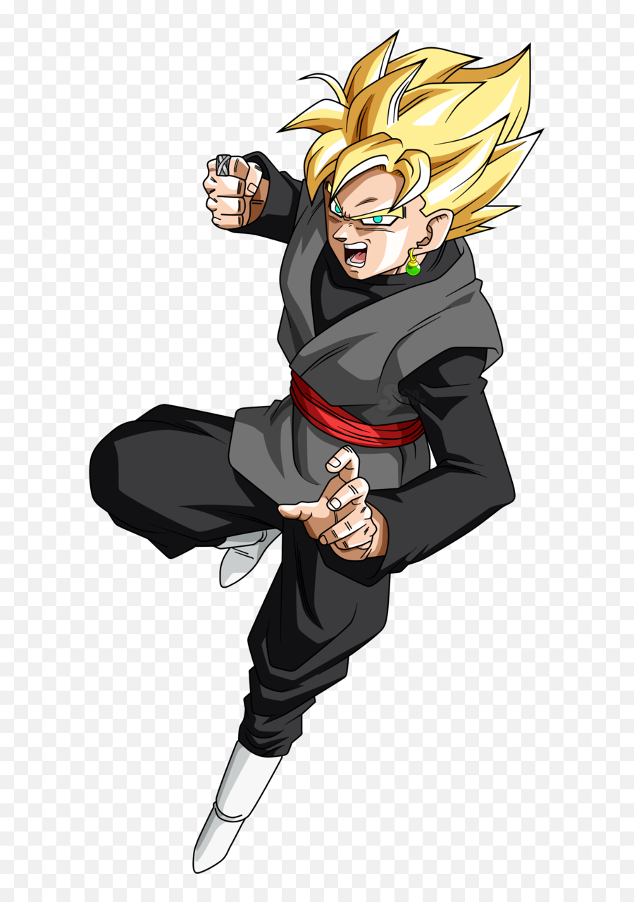 Dragon Ball Super - Goku Black Ssj Rose 1 Png,Goku Hair Transparent