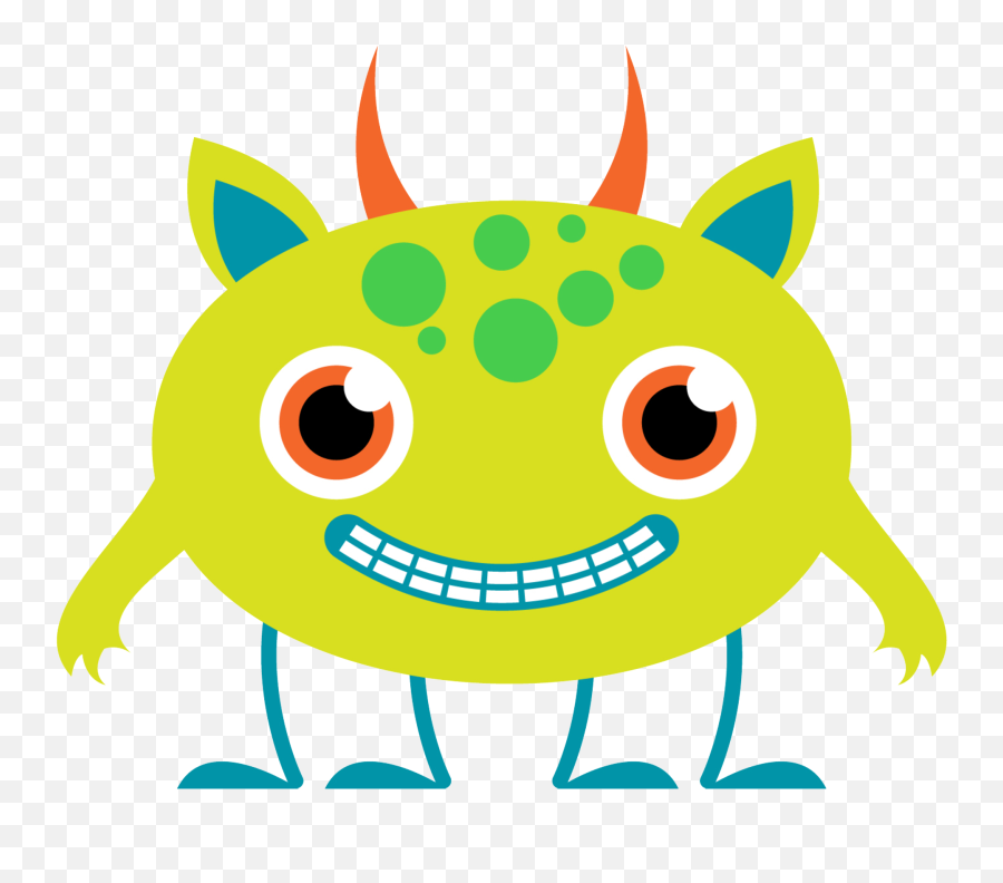 Download Hd Alien Clipart Lime Green - Four Legged Monster Aliens Clipart Png,Alien Clipart Transparent