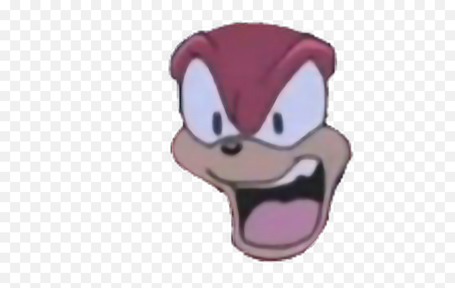 Download Knuckles Ohno Sonic Videogames Echidna - Knuckles Cartoon Png,Knuckles The Echidna Png