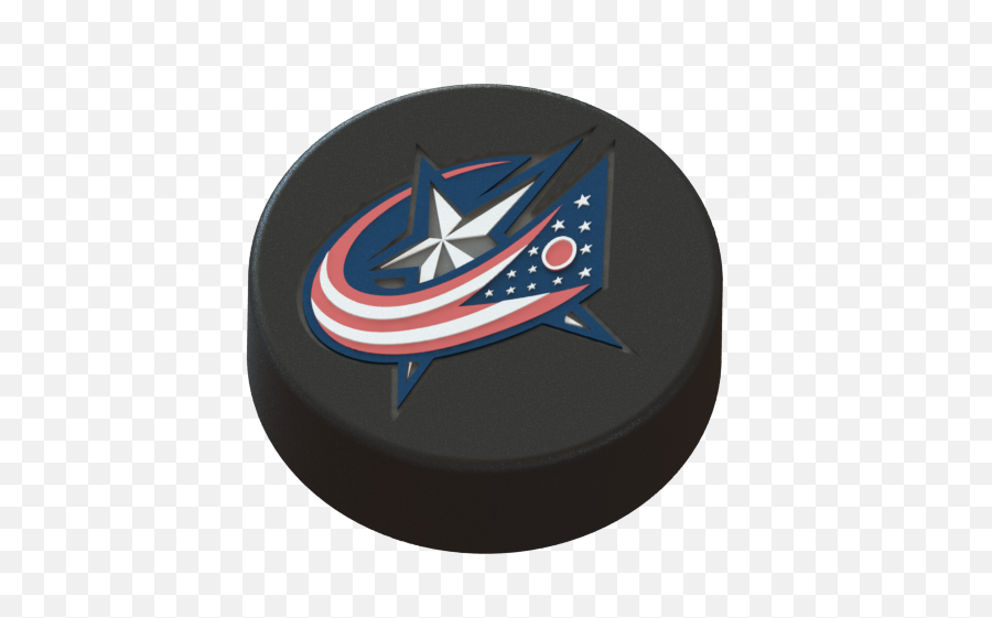 Blue Jackets Hockey Puck Transparent - Columbus Blue Jackets Hockey Puck Png,Columbus Blue Jackets Logo Png