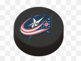 Blue Jackets Hockey Puck Transparent - Columbus Blue Jackets Hockey Puck Png,Columbus Blue Jackets Logo Png