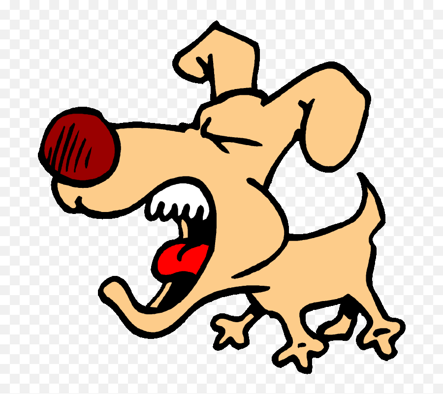 Dog Barking Clipart Png Transparent - Barking Dog Clipart,Mad Dog Png