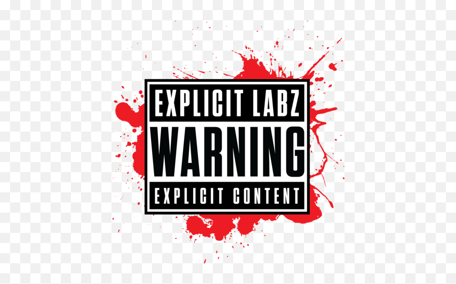 Download Hd Explicit Content Logo Png - Blood Splat,Explicit Content Logo