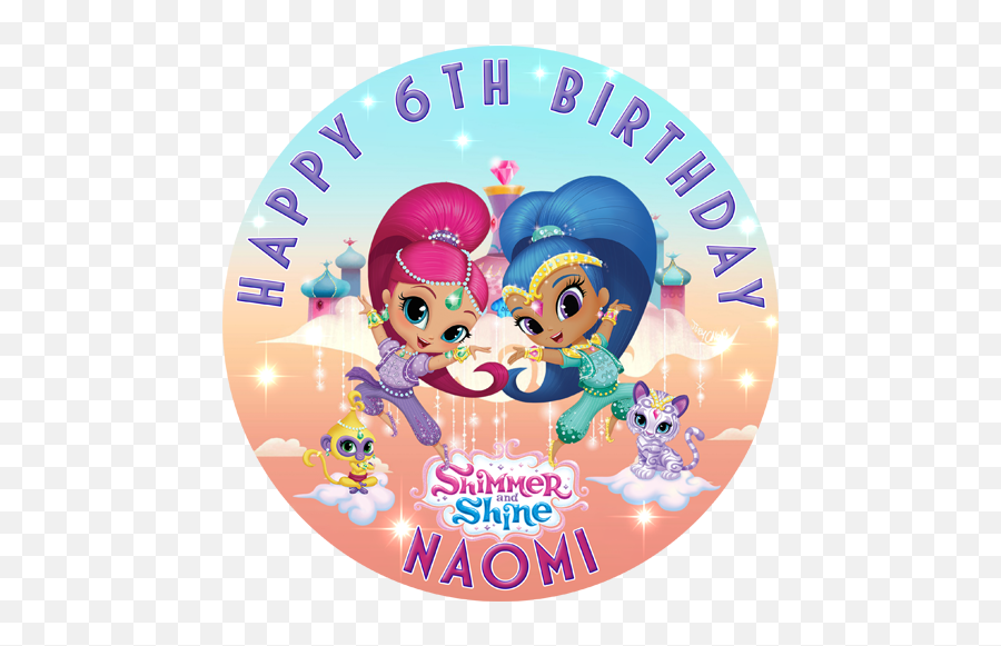 Shimmer Shine - Shimmer And Shine Topper Png,Shimmer And Shine Png