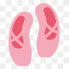Ballet Shoes Emoji - Emoji Zapatillas De Ballet Png,Ballerina Shoes Png