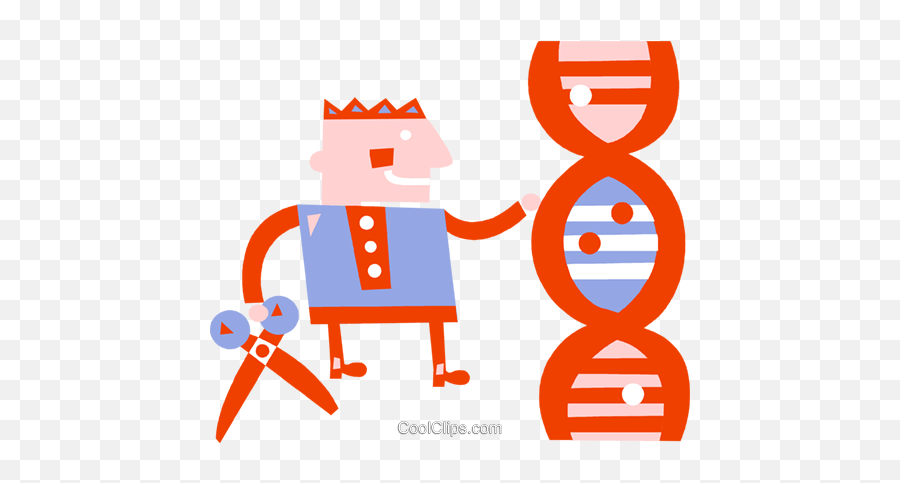Dna Strand Royalty Free Vector Clip Art - Dna Cutting Png,Dna Strand Png