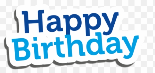 Transparent Png Svg Vector File - Happy Birthday Sticker