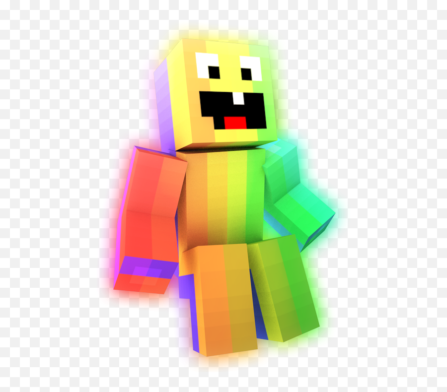 Rainbow skin minecraft