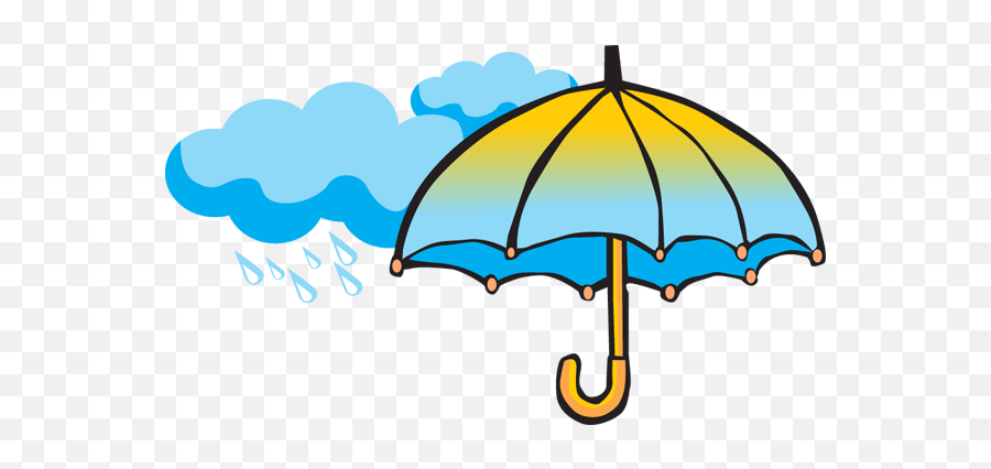 Download Clip - Umbrella With Rain Clipart Png,Umbrella Clipart Png
