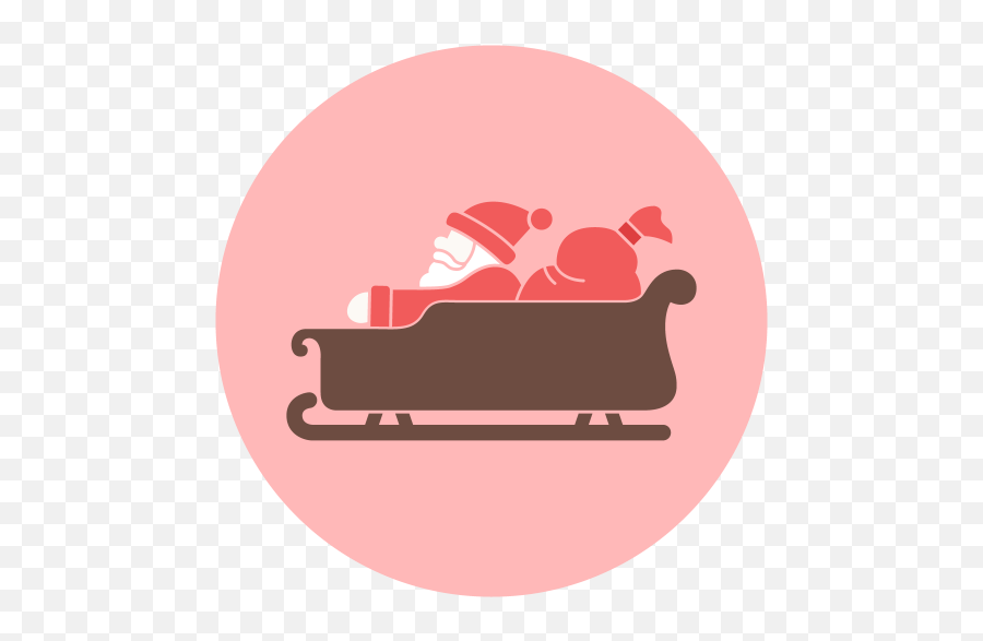 Santa Sleigh Christmas Free Icon Of U0026 Winter - Sledding Png,Santa Sleigh Png