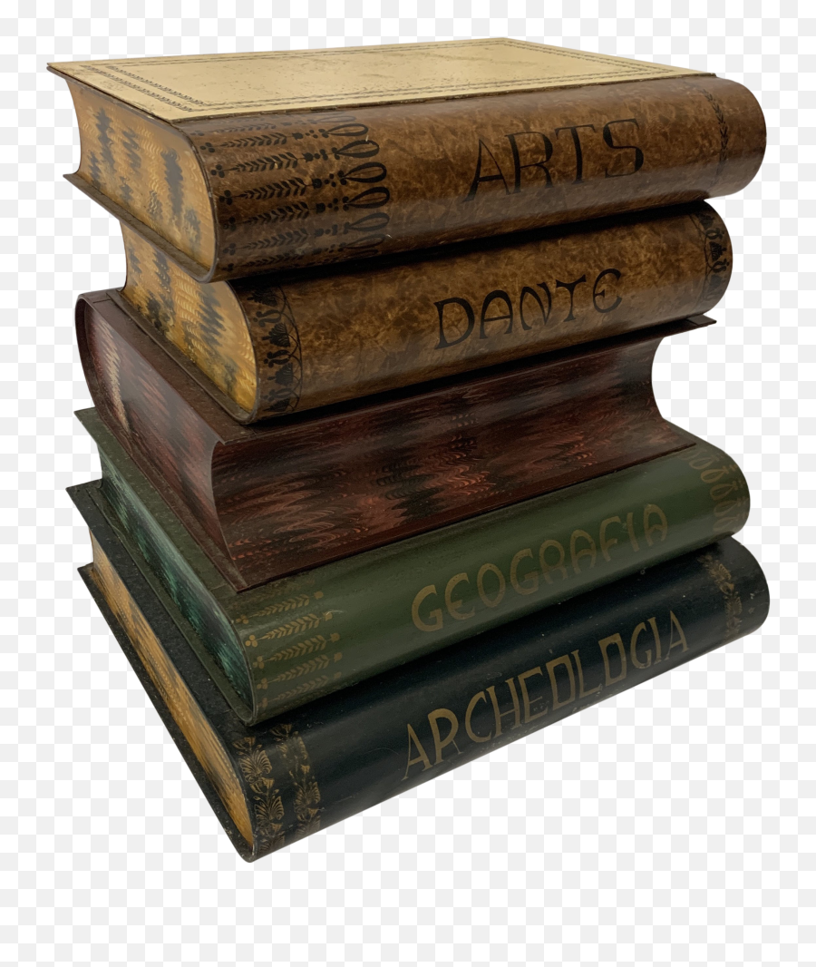 1950s Italian Tole Metal Library Book Stack Table - Horizontal Png,Stack Of Books Png